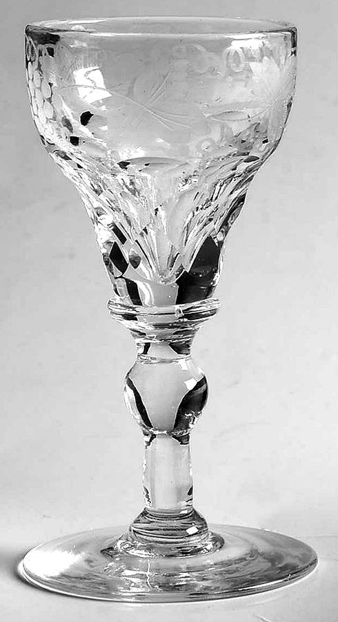 Vignes Cordial Glass by Val St Lambert-1