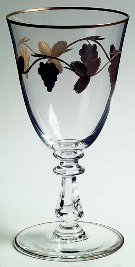 Vintage Water Goblet by Val St Lambert-1