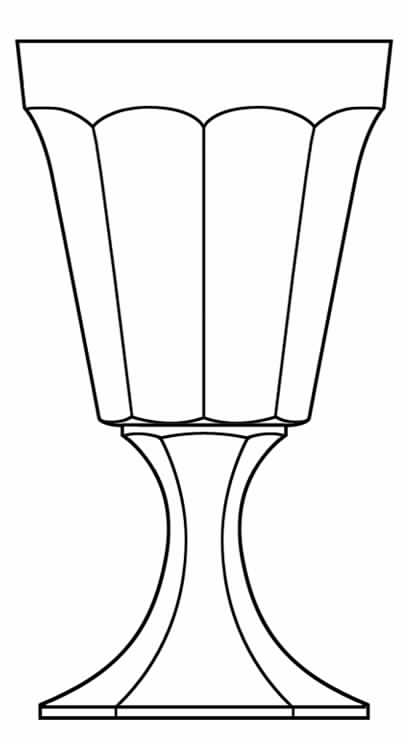 Walewska Water Goblet by Val St Lambert-1