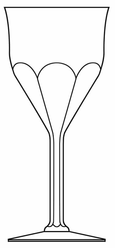 Werner (Tcpl) Water Goblet by Val St Lambert-1