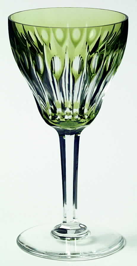 Zermatt Green Wine Glass by Val St Lambert-1