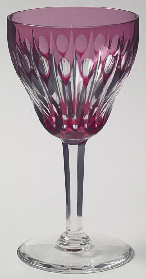 Zermatt Rose Water Goblet by Val St Lambert-1