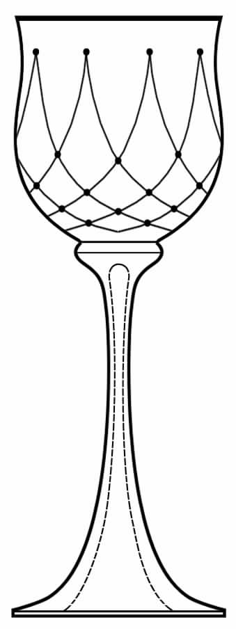 Carlotta Gold Water Goblet by Villeroy & Boch-1