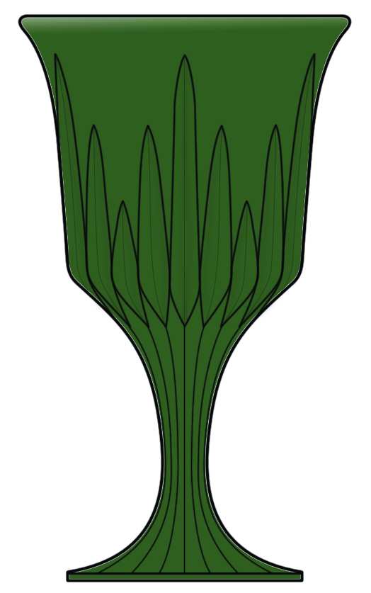 Allison Evergreen Water Goblet by Viking-1