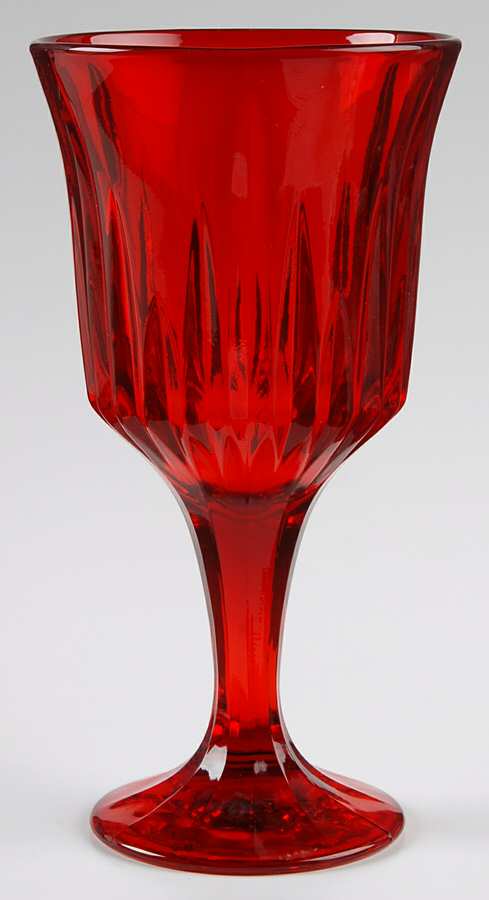 Allison Ruby Water Goblet by Viking-1