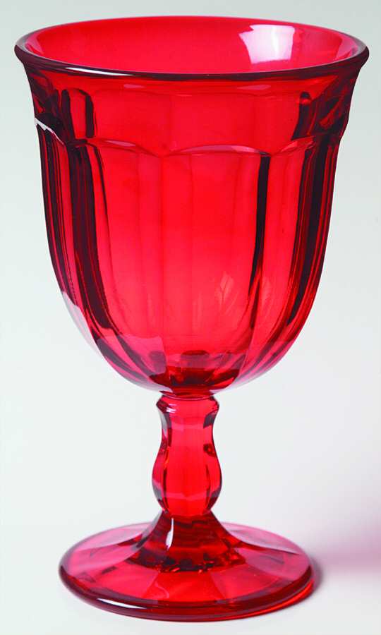 Arlington Ruby Tall Water Goblet by Viking-1