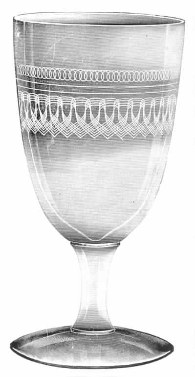 Etch 2311 Water Goblet by Viking-1