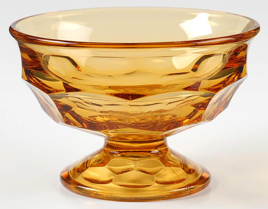 Georgian Amber Champagne/Tall Sherbet by Viking-1