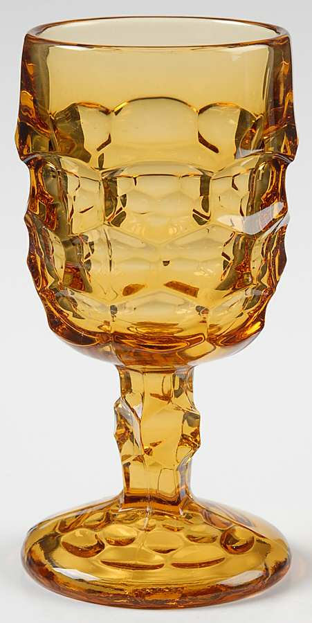 Georgian Amber Wine Glass by Viking-1