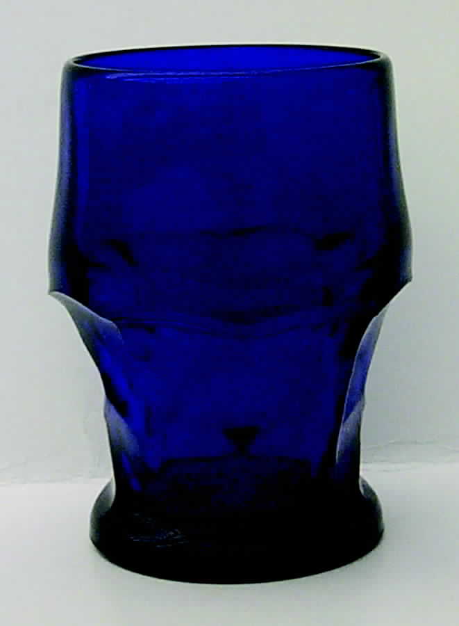 Georgian Cobalt Blue 12 Oz Flat Tumbler by Viking-1