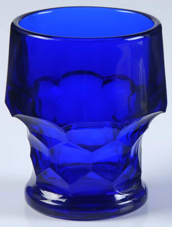 Georgian Cobalt Blue Flat Juice Glass by Viking-1