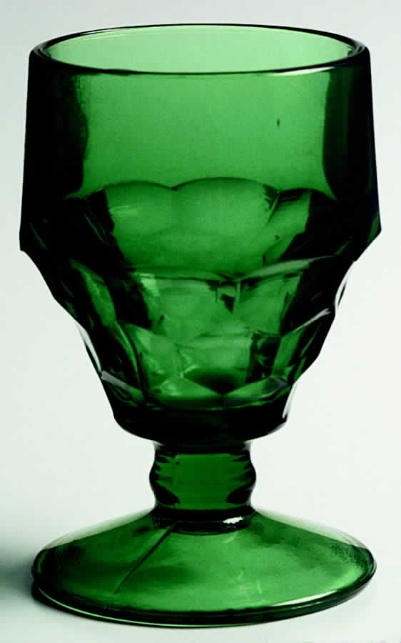 Georgian Emerald Green Wine Glass by Viking-1