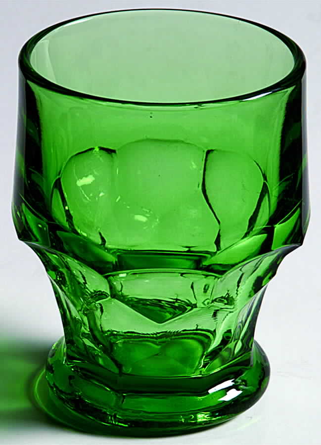 Georgian Emerald Green Flat Juice Glass by Viking-1