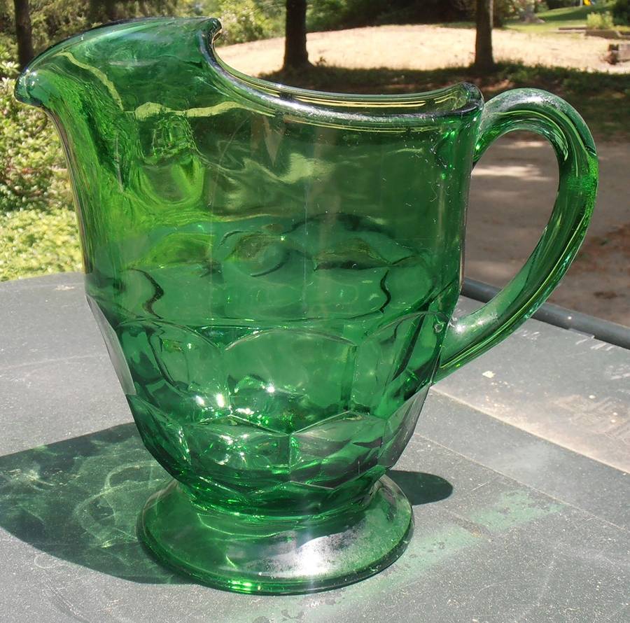 Georgian Emerald Green Pitcher by Viking-1