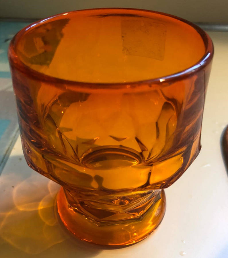Georgian Orange Flat Juice Glass by Viking-1