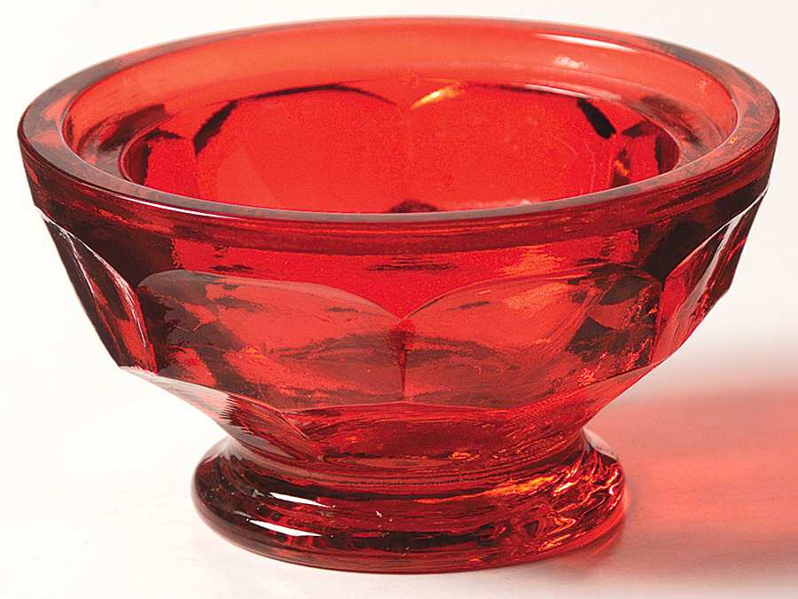 Georgian Ruby Base for (2 Piece) Fairy Lamp by Viking-1
