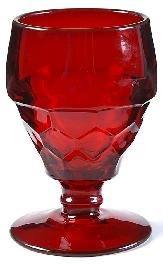 Georgian Ruby Low Water Goblet by Viking-1