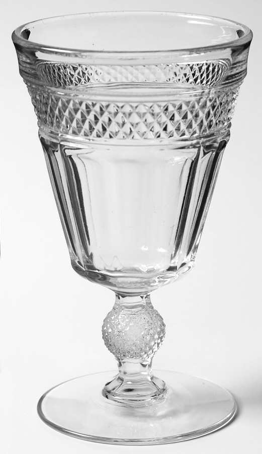 Mt. Vernon Clear Water Goblet by Viking-1