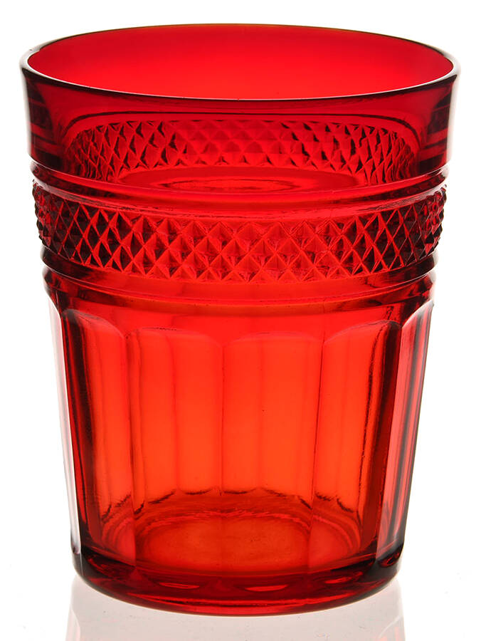 Mt. Vernon Red 8 Oz Flat Tumbler by Viking-1