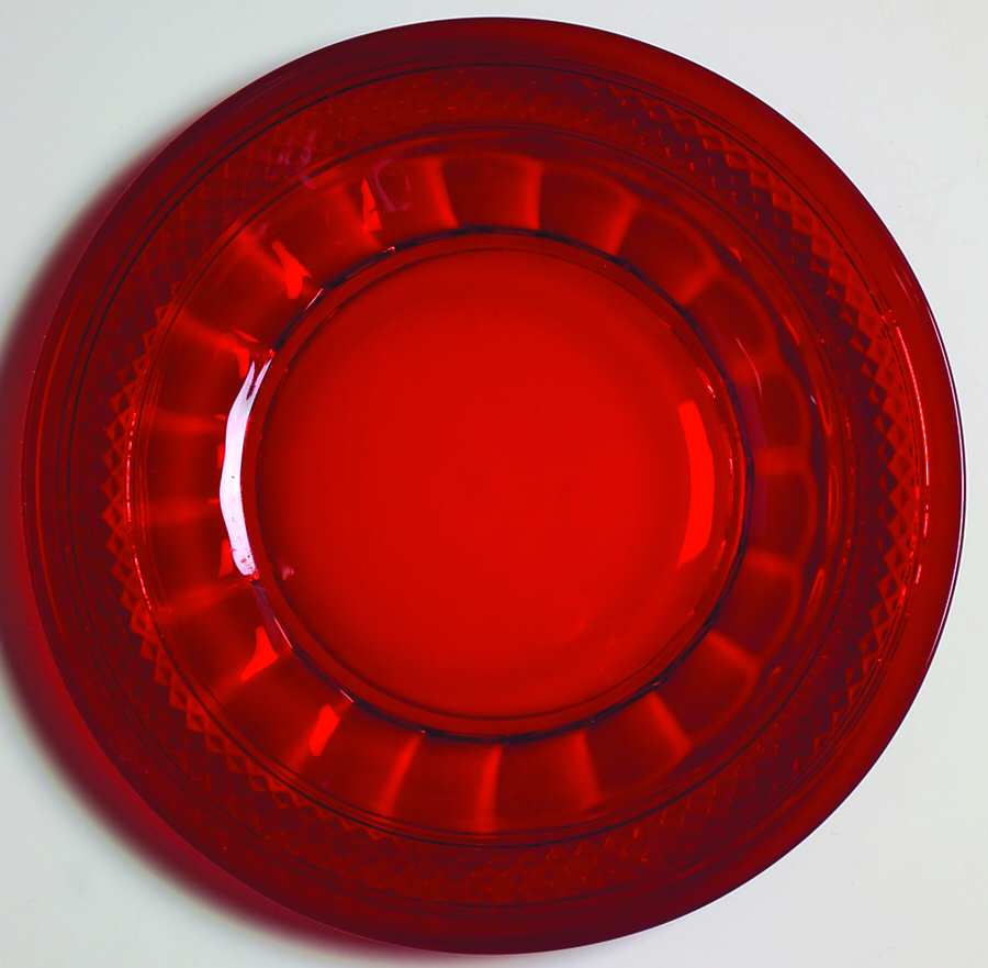 Mt. Vernon Red Luncheon Plate by Viking-1