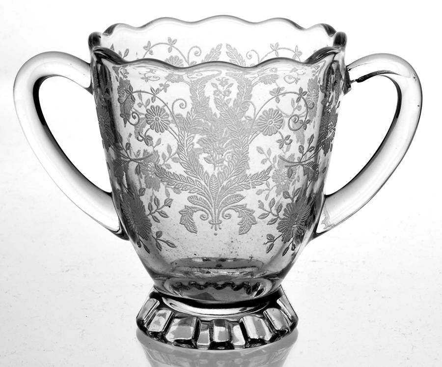Prelude (Long Stem, Rippled Bowl) Open Sugar by Viking-1
