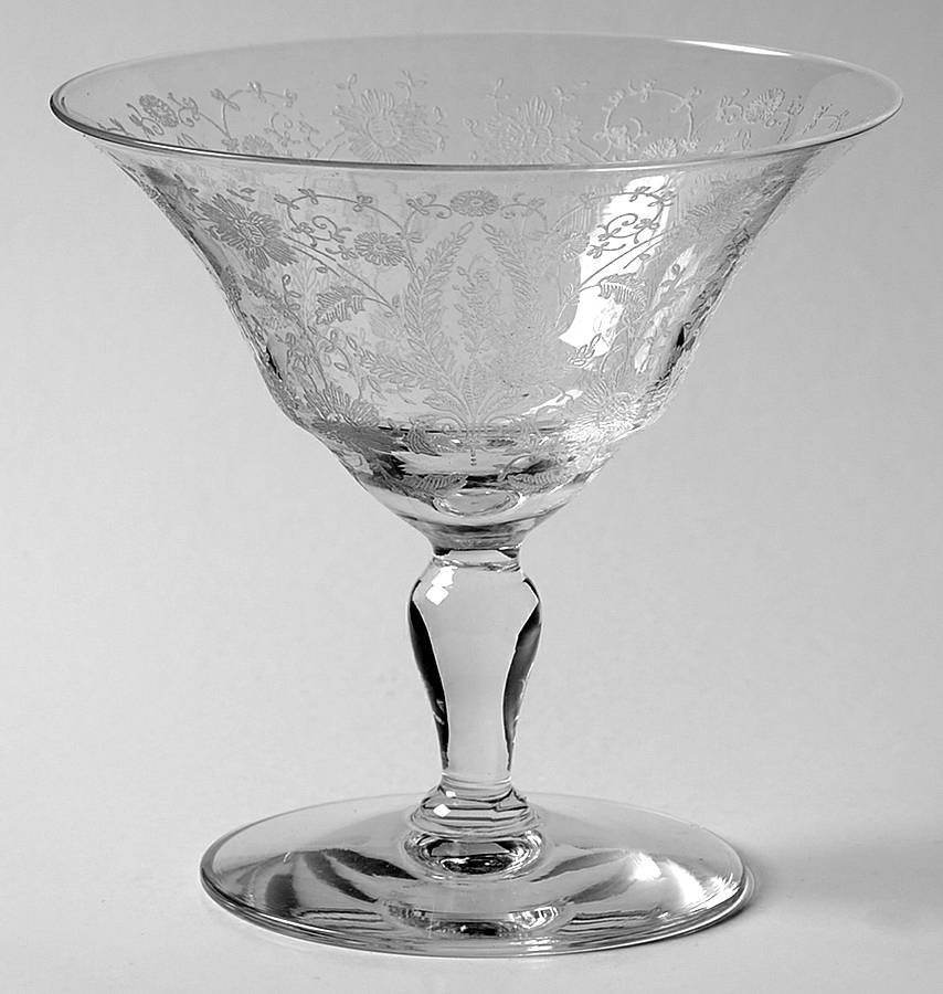 Prelude (Long Stem, Rippled Bowl) Low Sherbet by Viking-1