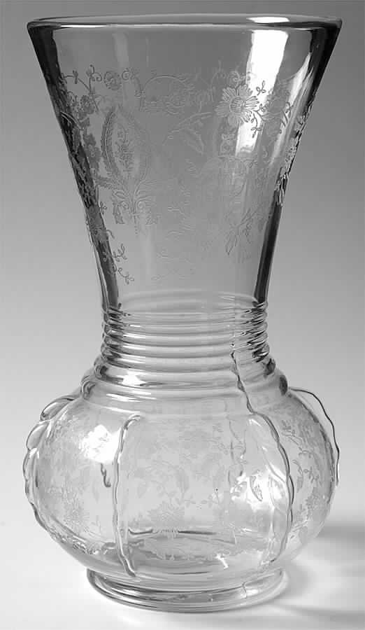 Prelude (Long Stem, Rippled Bowl) 10" Flared Vase by Viking-1