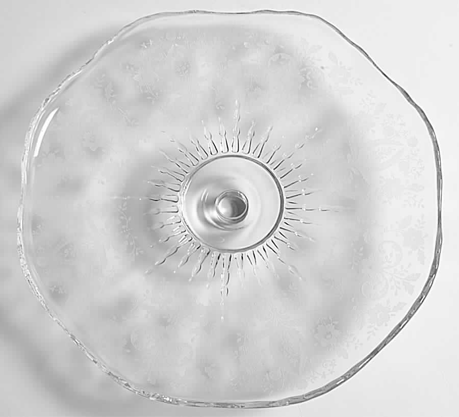 Prelude (Long Stem, Rippled Bowl) Cake Salver (Peg) by Viking-1