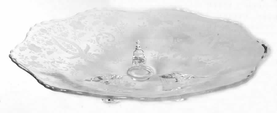 Prelude (Long Stem, Rippled Bowl) 10" 3-Toed Footed Bowl by Viking-1