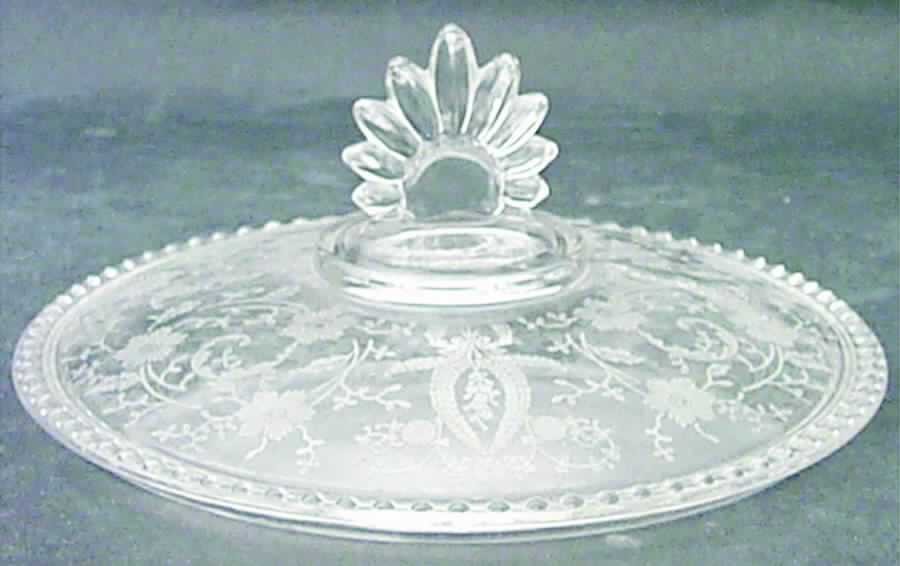 Prelude (Long Stem, Rippled Bowl) Lid for Candy Dish by Viking-1