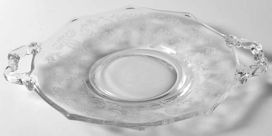 Prelude (Long Stem, Rippled Bowl) 6" 2 Handled Plate by Viking-1