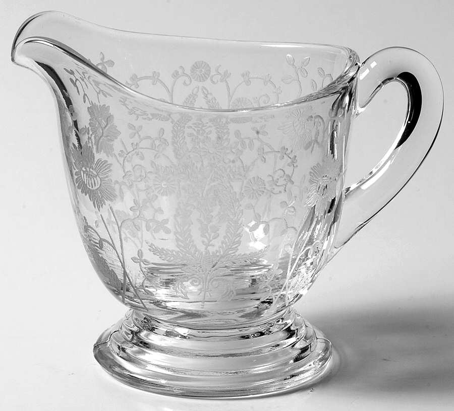 Prelude (Long Stem, Rippled Bowl) Mini Creamer by Viking-1
