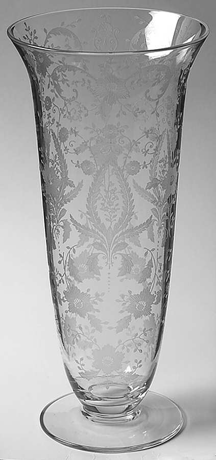 Prelude (Long Stem, Rippled Bowl) 11" Flared Vase by Viking-1