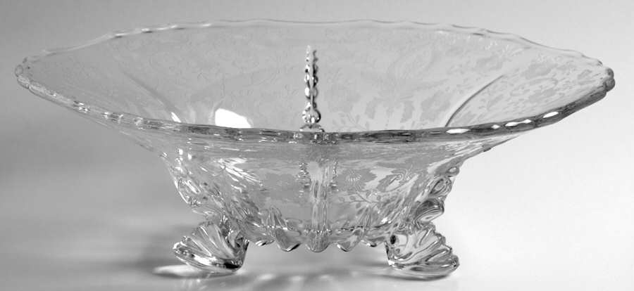 Prelude (Long Stem, Rippled Bowl) 10" Round Flared 3-Toed Bowl by Viking-1