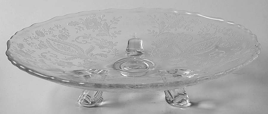 Prelude (Long Stem, Rippled Bowl) Lemon Plate by Viking-1