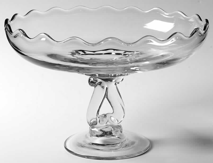 Princess Clear 10" Footed Bowl by Viking-1