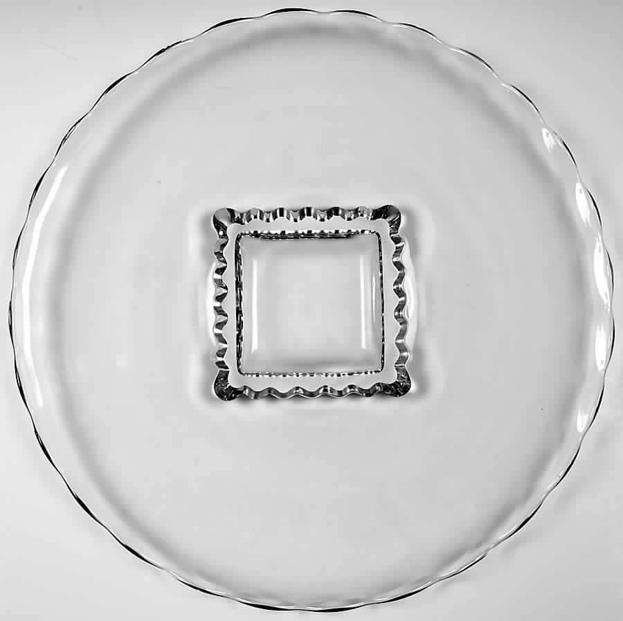 Princess Clear 17" Torte Plate by Viking-1