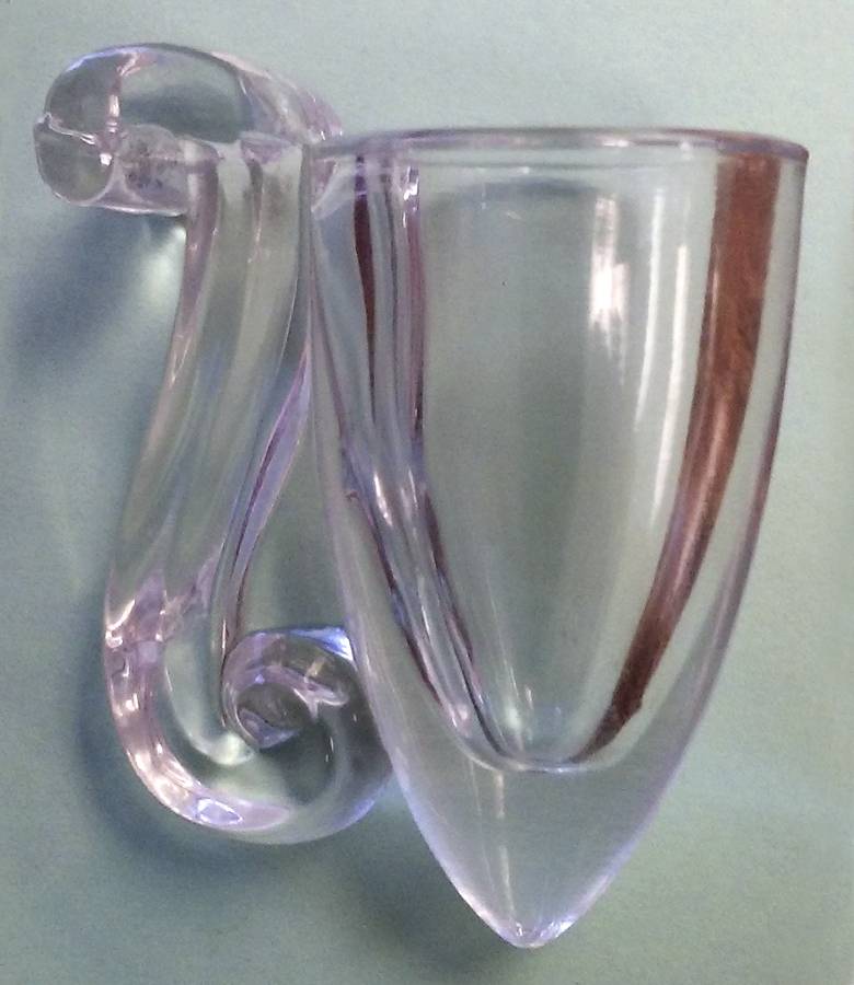 Princess Clear Hanging Candlestick (used with any bowl or compote by Viking-1