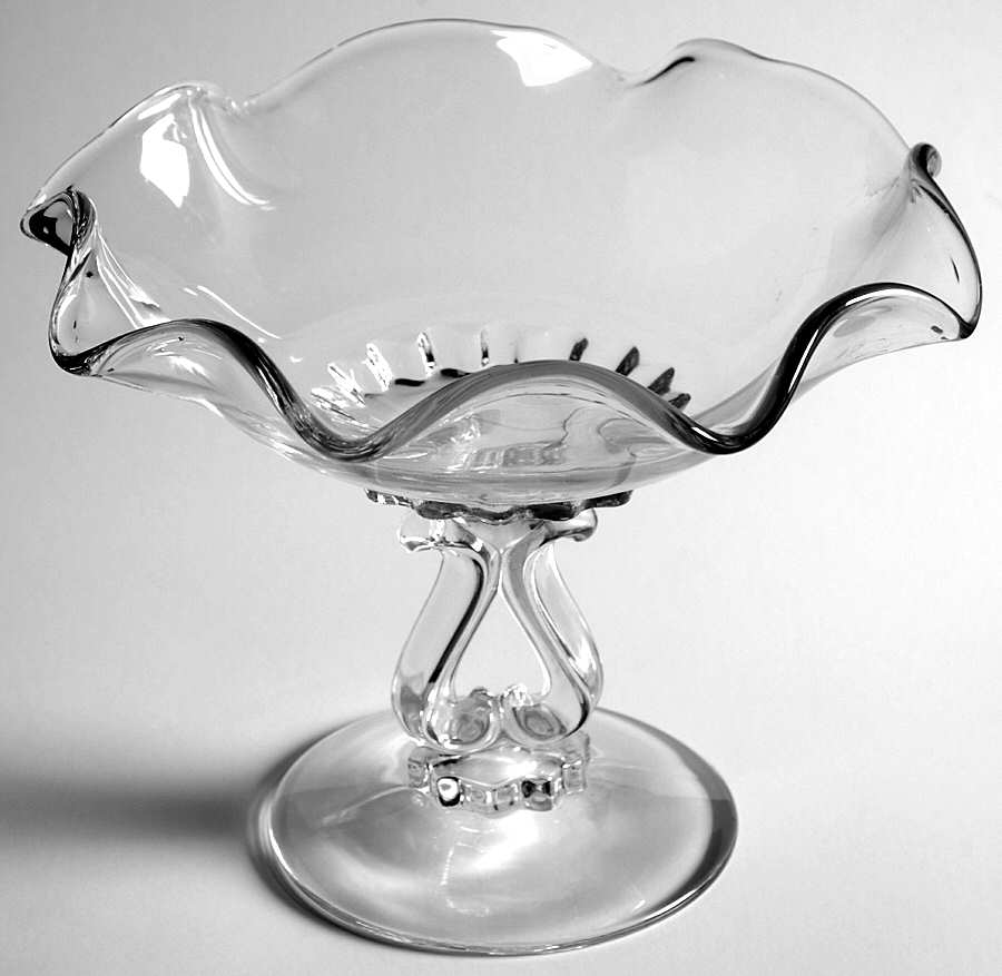 Princess Clear Round Compote (Height X Width) by Viking-1