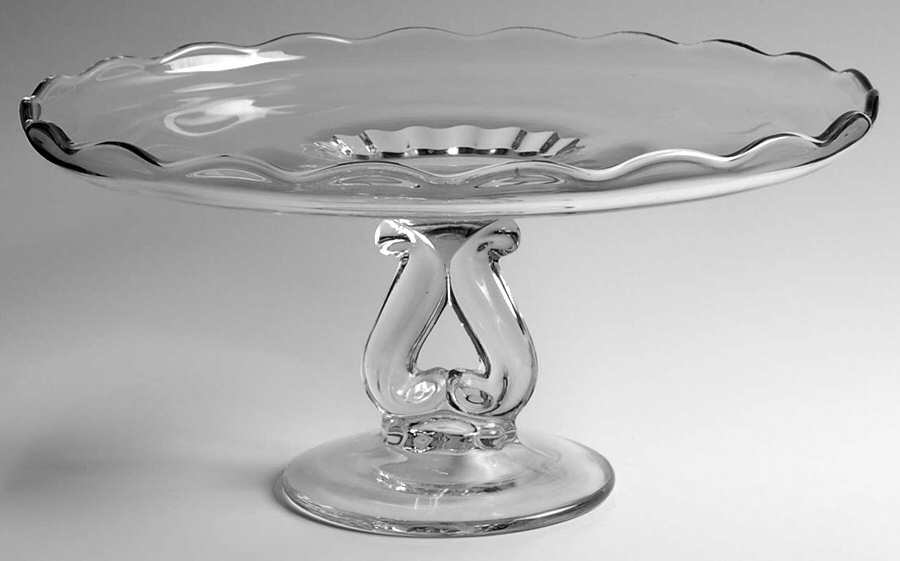 Princess Clear Round Cake Stand by Viking-1