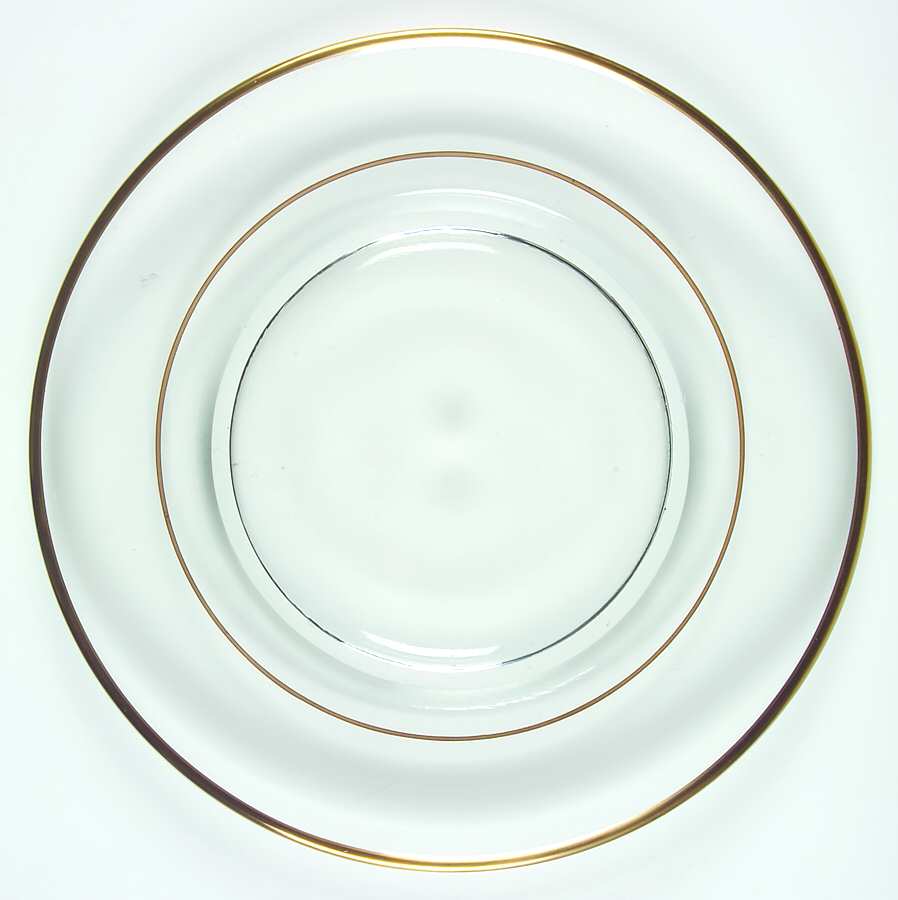 Formal Classics Gold Clear Dinner Plate by Viking-1