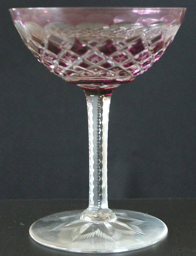 Gevaert Carlton Violet Champagne/Tall Sherbet by Val St Lambert-1
