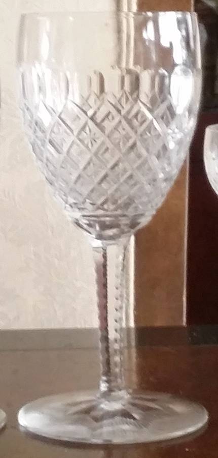 Gevaert Carlton Tall Water Goblet by Val St Lambert-1