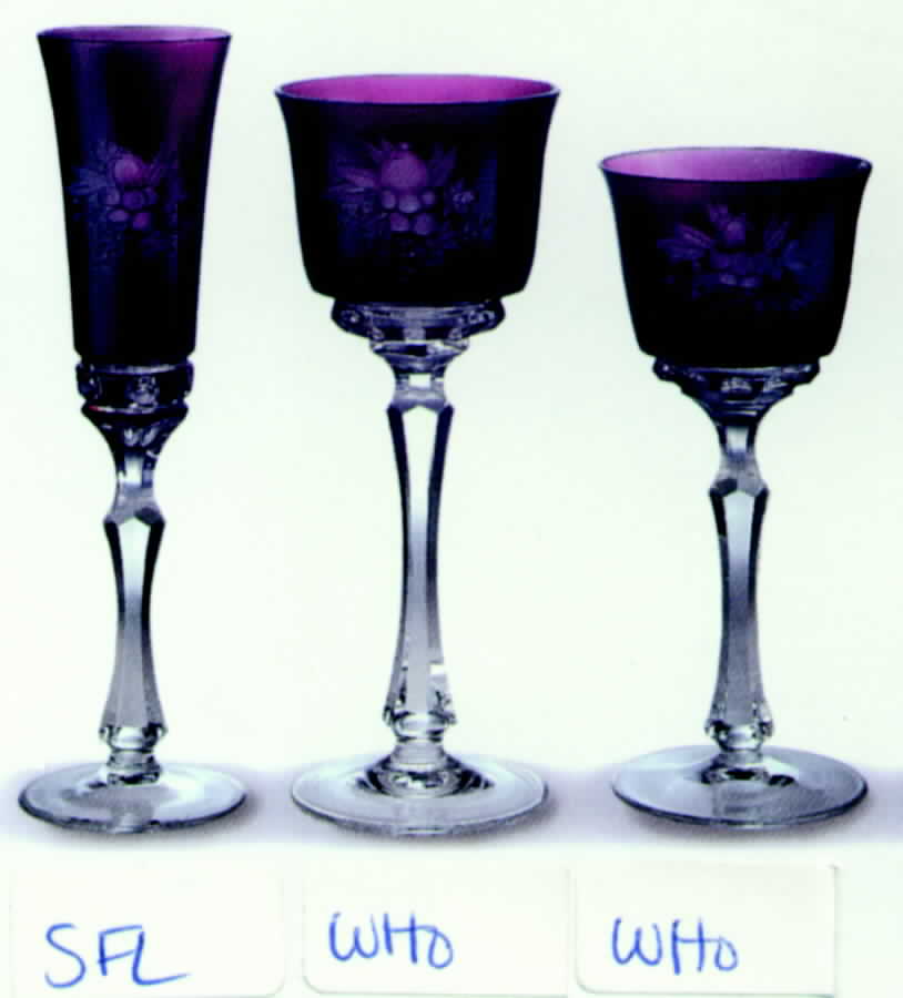 Duke of Gloucester Amethyst Fluted Champagne by Varga-1