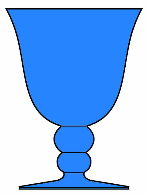 Nadine Blue Water Goblet by Villeroy & Boch-1