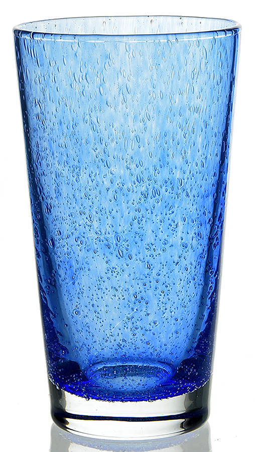 Serra Blue (Blau) 12 Oz Flat Tumbler by Villeroy & Boch-1