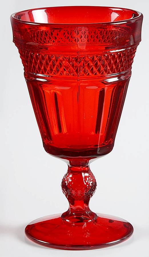 Mt. Vernon Orange Water Goblet by Viking-1