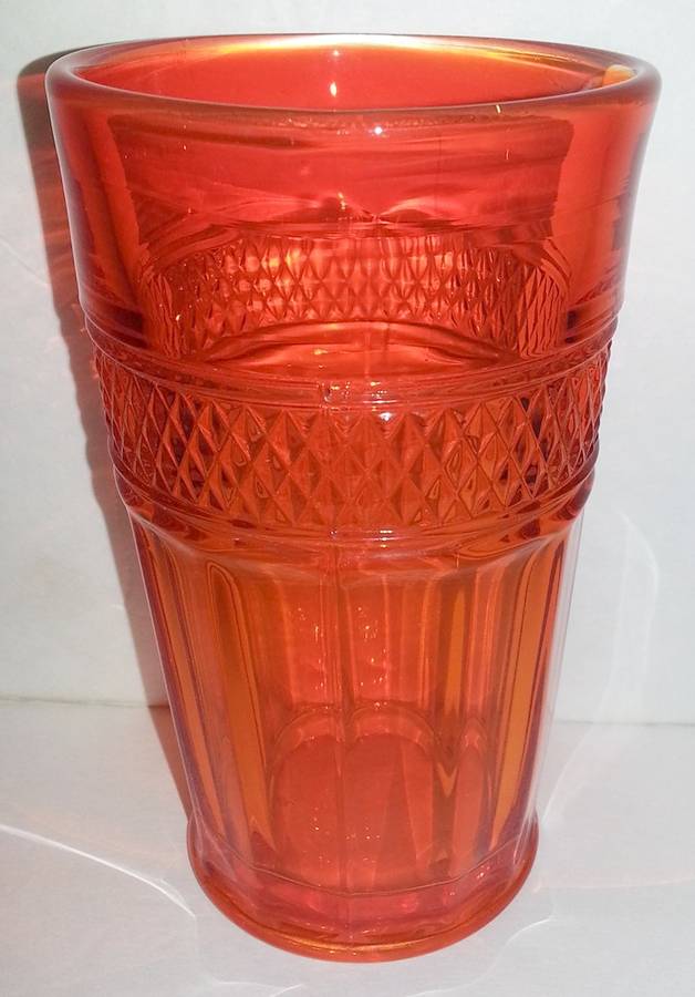 Mt. Vernon Orange 12 Oz Flat Tumbler by Viking-1