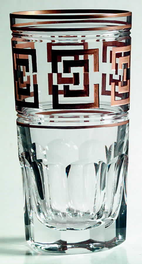 Aegean Gold Highball Glass by Val St Lambert-1