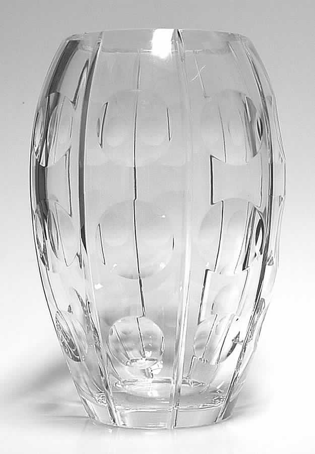 Odyssey 9" Flower Vase by Val St Lambert-1